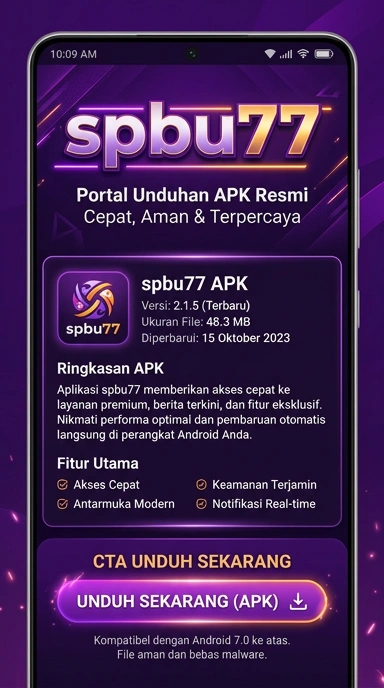 Tampilan halaman APK spbu77